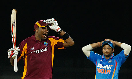 India triumph despite West Indies' Kieron Pollard hitting 10 sixes